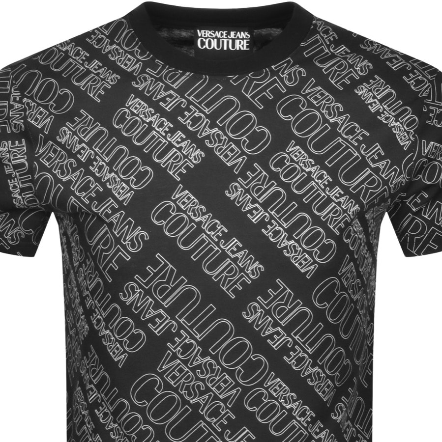 Alternative Image for ProductVersace Jeans Couture Logo Slim Fit T Shirt Black2